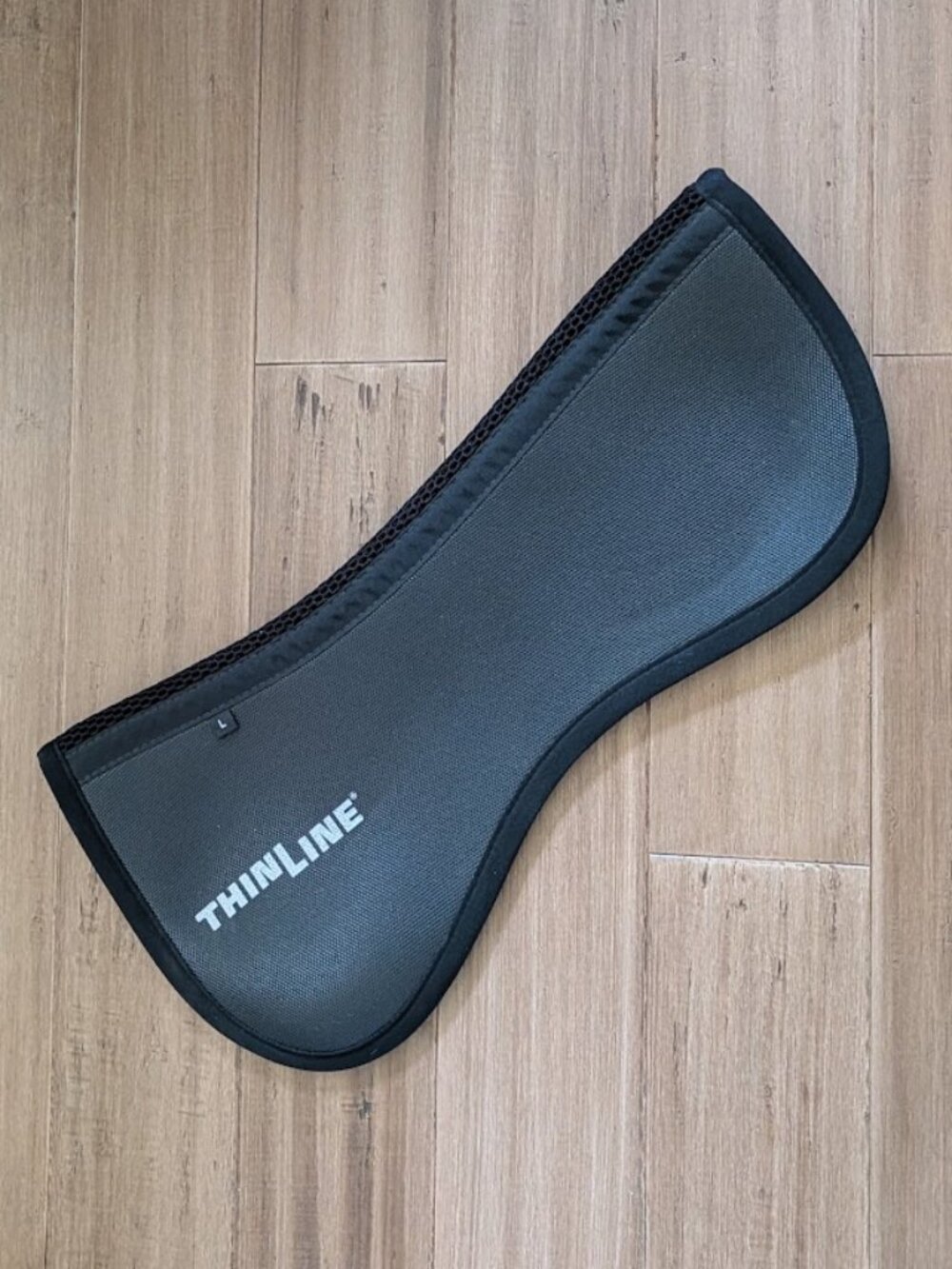 ThinLine Perfect Fit Horse Half Saddle Pad, Black, Large